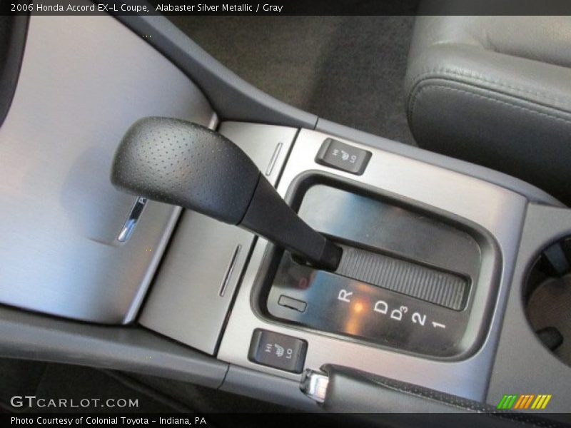 Alabaster Silver Metallic / Gray 2006 Honda Accord EX-L Coupe