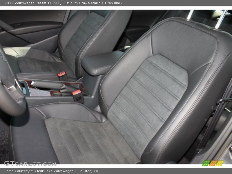 Platinum Gray Metallic / Titan Black 2013 Volkswagen Passat TDI SEL