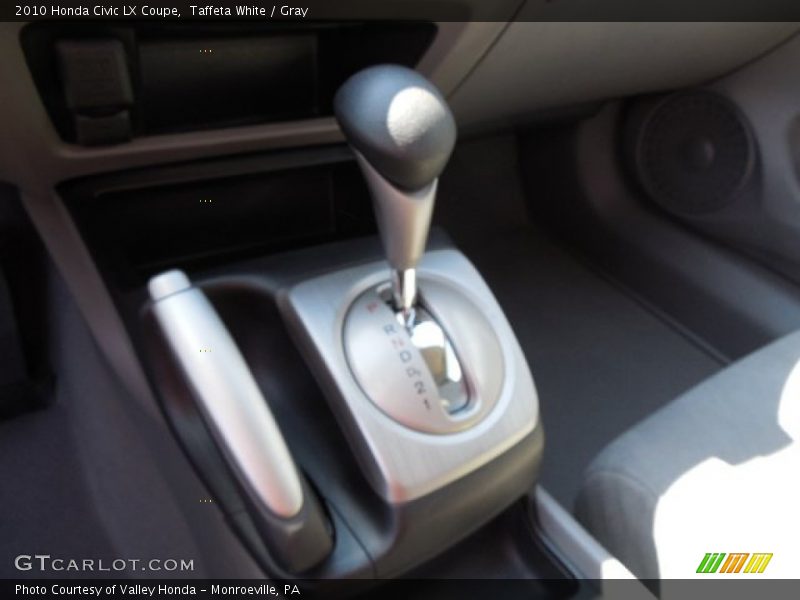 Taffeta White / Gray 2010 Honda Civic LX Coupe