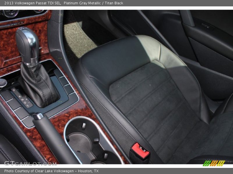 Platinum Gray Metallic / Titan Black 2013 Volkswagen Passat TDI SEL