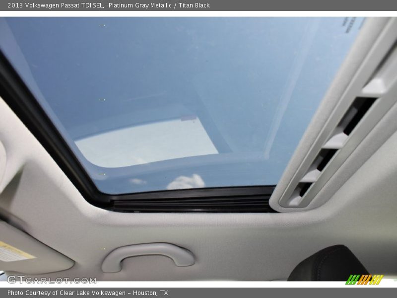 Platinum Gray Metallic / Titan Black 2013 Volkswagen Passat TDI SEL