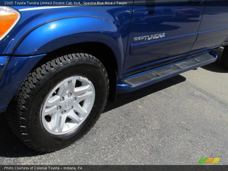 Spectra Blue Mica / Taupe 2005 Toyota Tundra Limited Double Cab 4x4