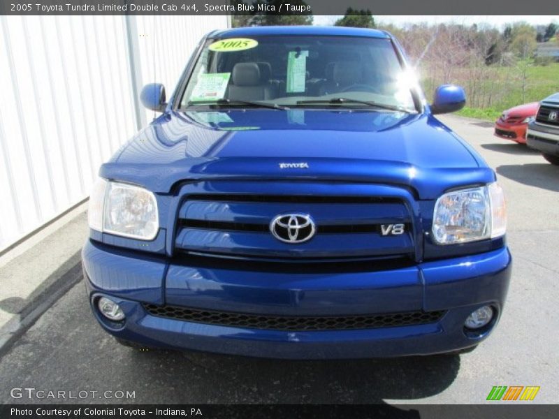 Spectra Blue Mica / Taupe 2005 Toyota Tundra Limited Double Cab 4x4