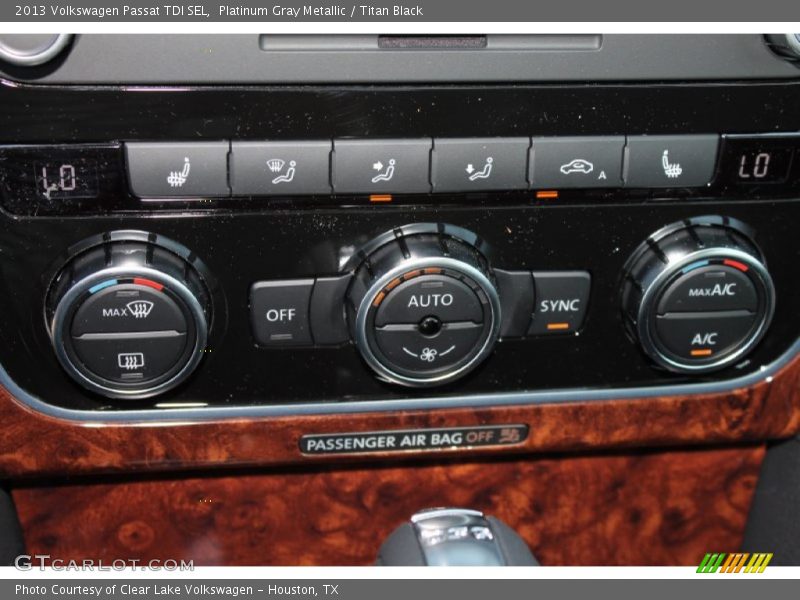 Platinum Gray Metallic / Titan Black 2013 Volkswagen Passat TDI SEL