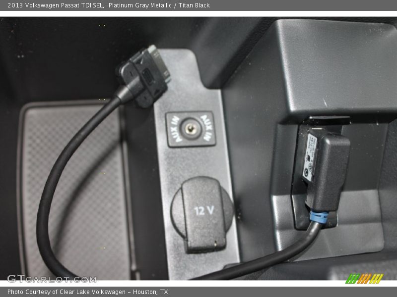 Platinum Gray Metallic / Titan Black 2013 Volkswagen Passat TDI SEL