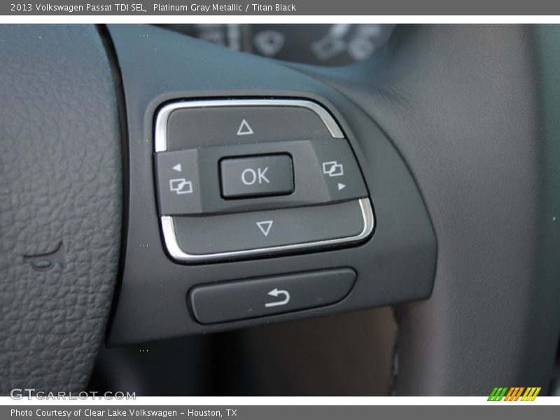 Platinum Gray Metallic / Titan Black 2013 Volkswagen Passat TDI SEL