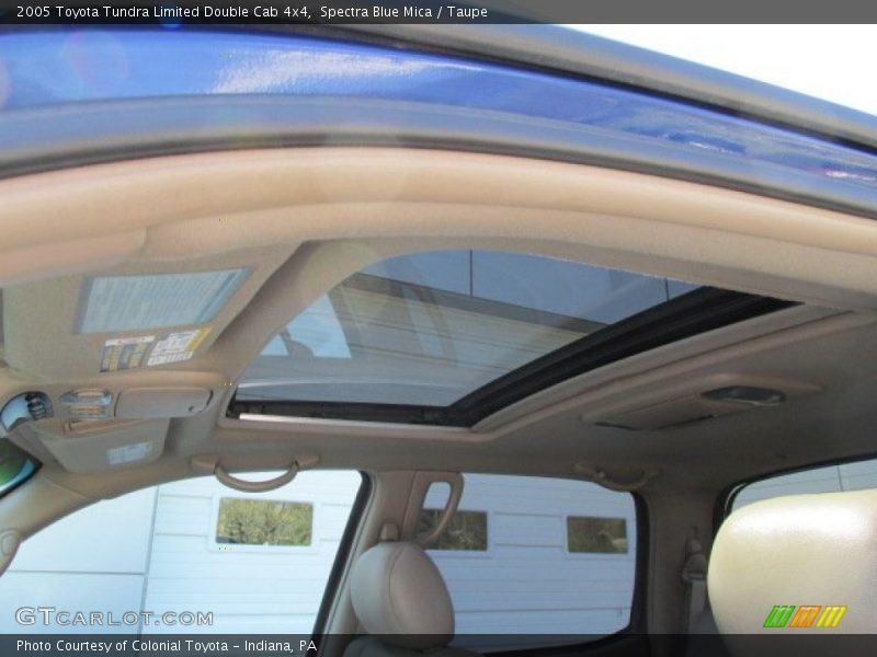 Spectra Blue Mica / Taupe 2005 Toyota Tundra Limited Double Cab 4x4