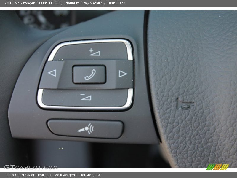 Platinum Gray Metallic / Titan Black 2013 Volkswagen Passat TDI SEL
