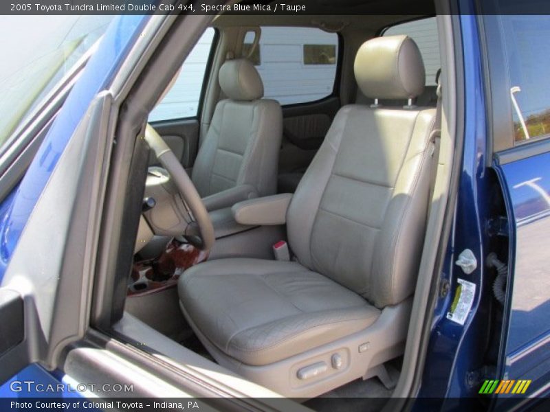 Spectra Blue Mica / Taupe 2005 Toyota Tundra Limited Double Cab 4x4