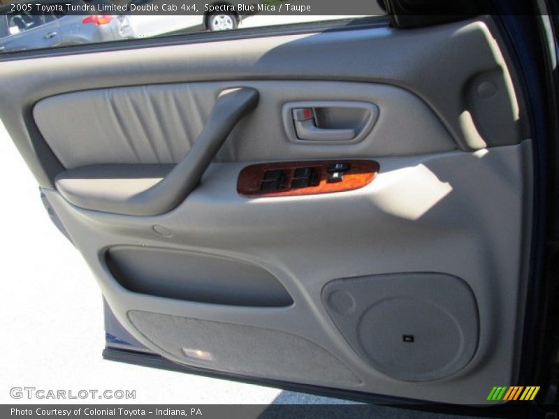 Spectra Blue Mica / Taupe 2005 Toyota Tundra Limited Double Cab 4x4