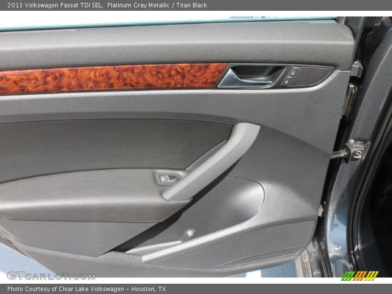 Platinum Gray Metallic / Titan Black 2013 Volkswagen Passat TDI SEL