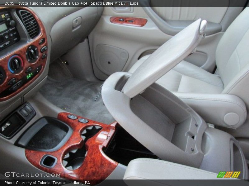 Spectra Blue Mica / Taupe 2005 Toyota Tundra Limited Double Cab 4x4