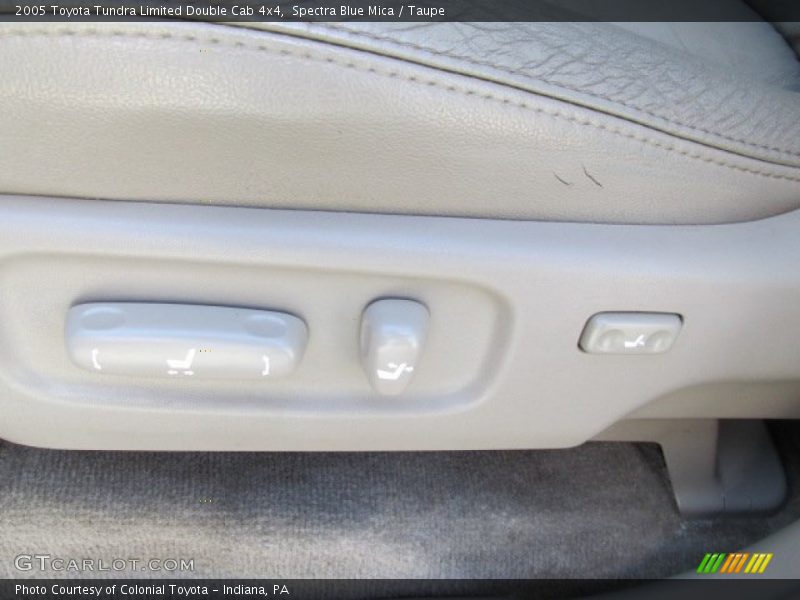 Spectra Blue Mica / Taupe 2005 Toyota Tundra Limited Double Cab 4x4