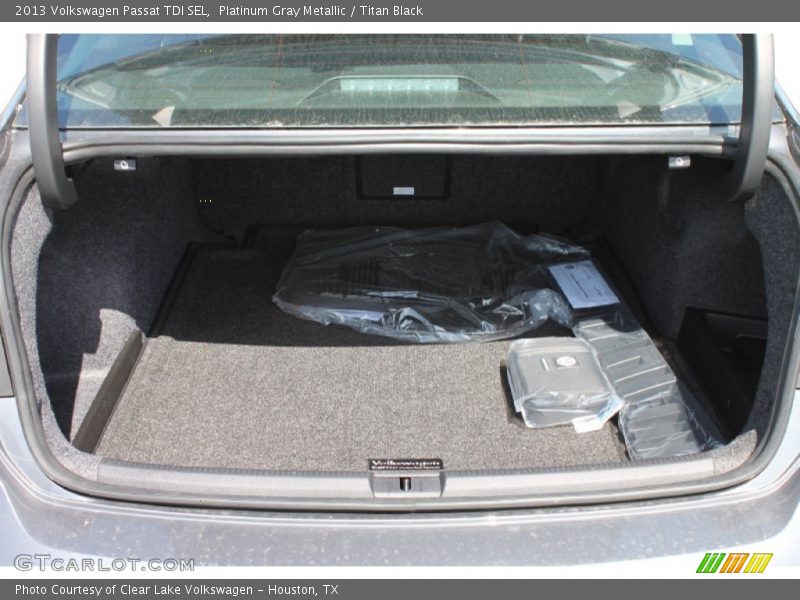 Platinum Gray Metallic / Titan Black 2013 Volkswagen Passat TDI SEL