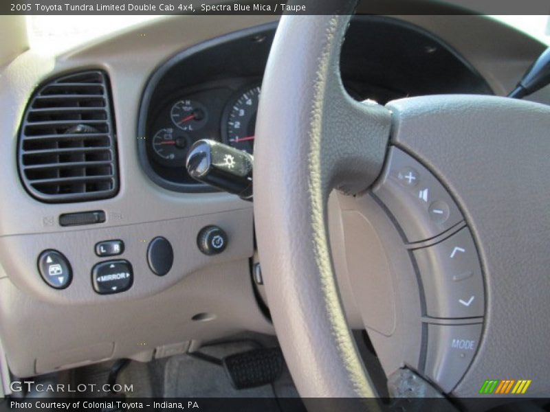Spectra Blue Mica / Taupe 2005 Toyota Tundra Limited Double Cab 4x4