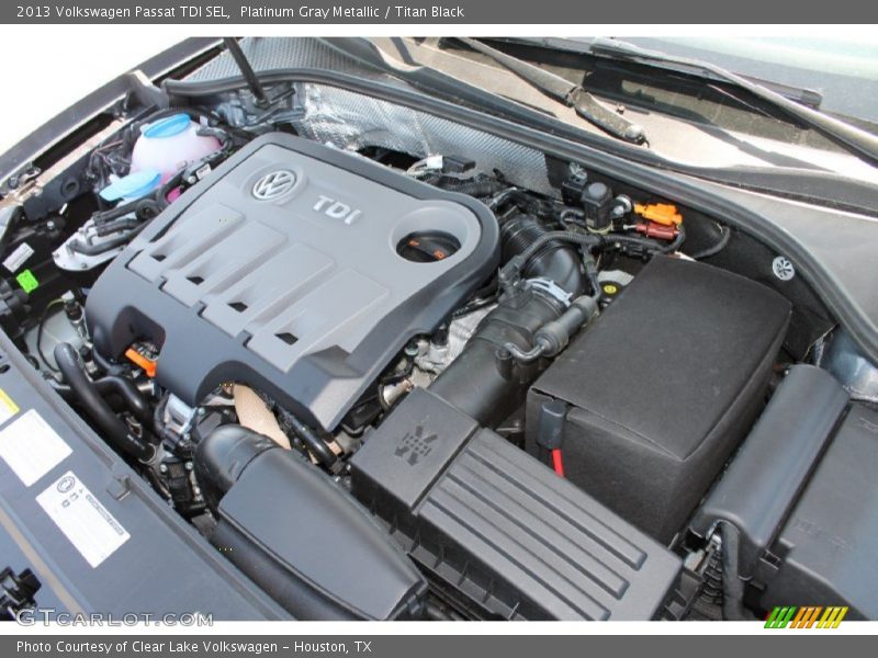Platinum Gray Metallic / Titan Black 2013 Volkswagen Passat TDI SEL