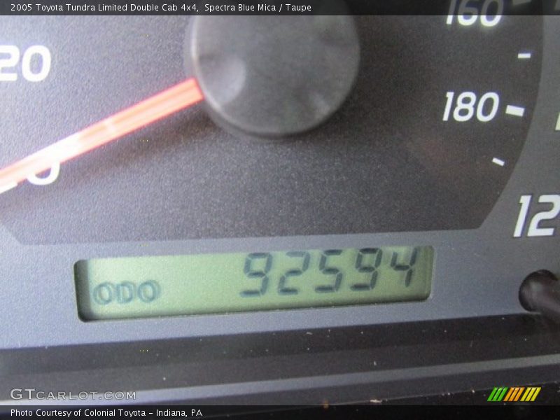 Spectra Blue Mica / Taupe 2005 Toyota Tundra Limited Double Cab 4x4