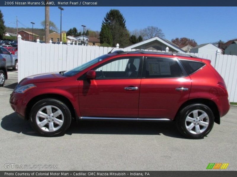Merlot Pearl / Charcoal 2006 Nissan Murano SL AWD