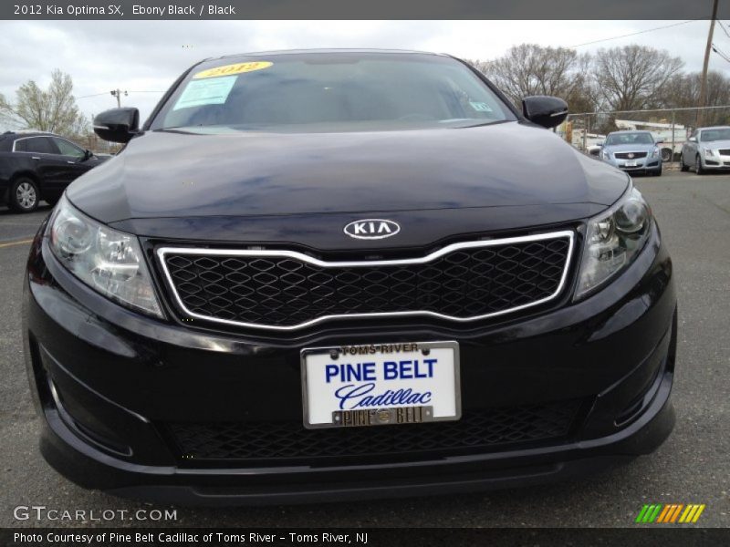 Ebony Black / Black 2012 Kia Optima SX