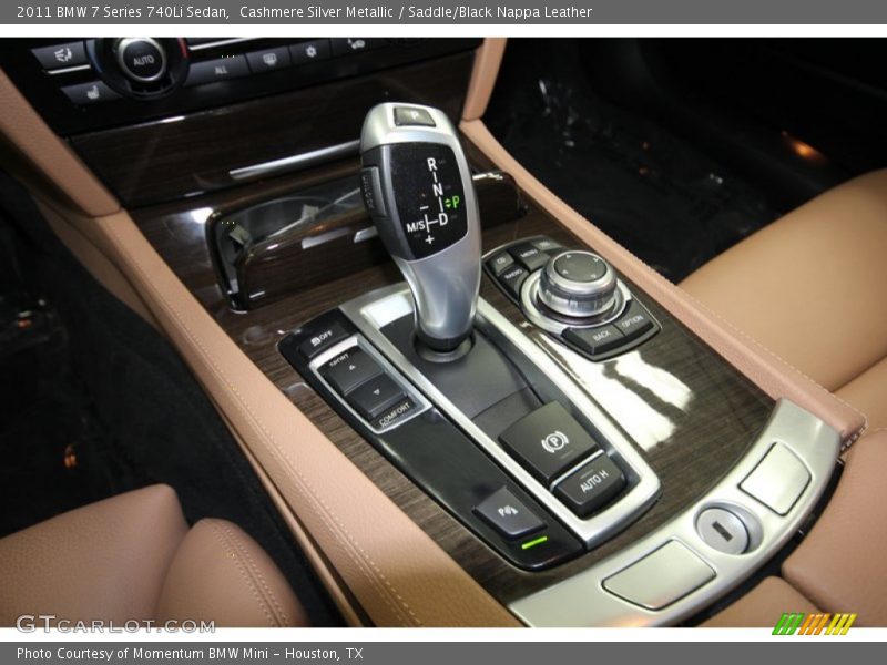 Cashmere Silver Metallic / Saddle/Black Nappa Leather 2011 BMW 7 Series 740Li Sedan