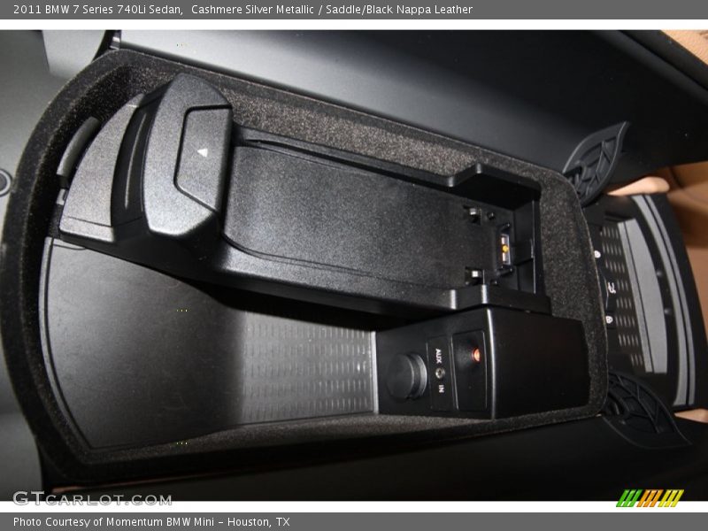 Cashmere Silver Metallic / Saddle/Black Nappa Leather 2011 BMW 7 Series 740Li Sedan