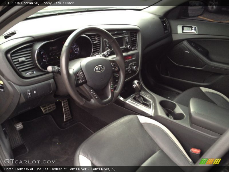 Ebony Black / Black 2012 Kia Optima SX