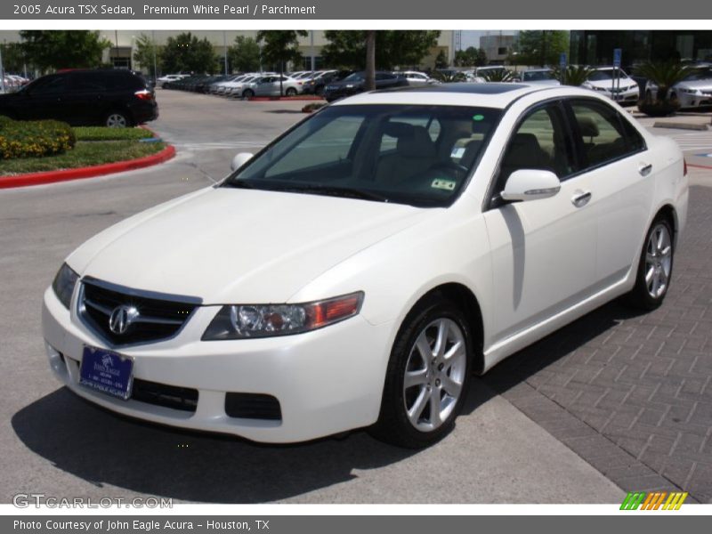 Premium White Pearl / Parchment 2005 Acura TSX Sedan
