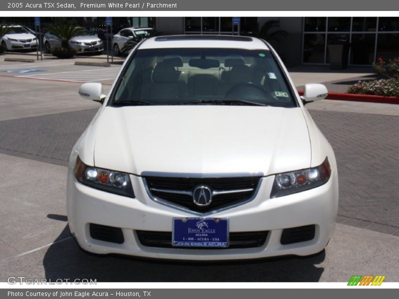 Premium White Pearl / Parchment 2005 Acura TSX Sedan