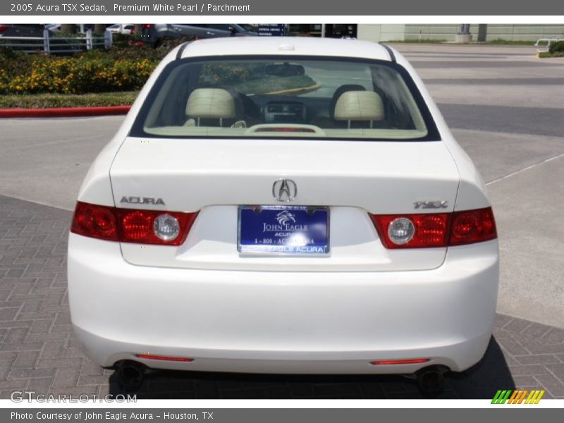 Premium White Pearl / Parchment 2005 Acura TSX Sedan