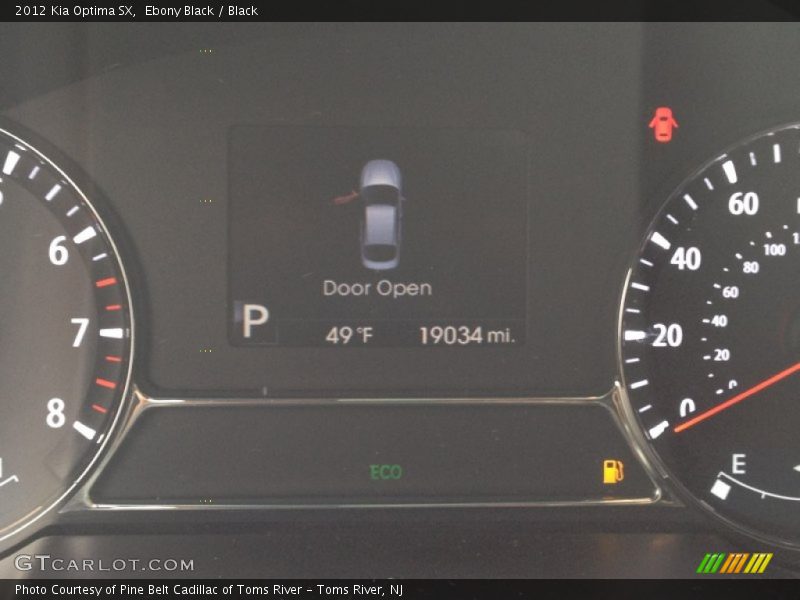 Ebony Black / Black 2012 Kia Optima SX
