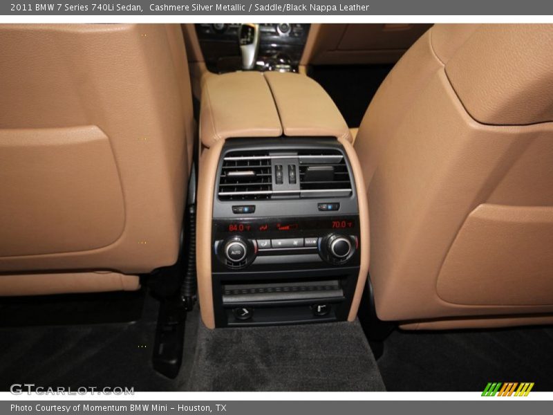 Cashmere Silver Metallic / Saddle/Black Nappa Leather 2011 BMW 7 Series 740Li Sedan
