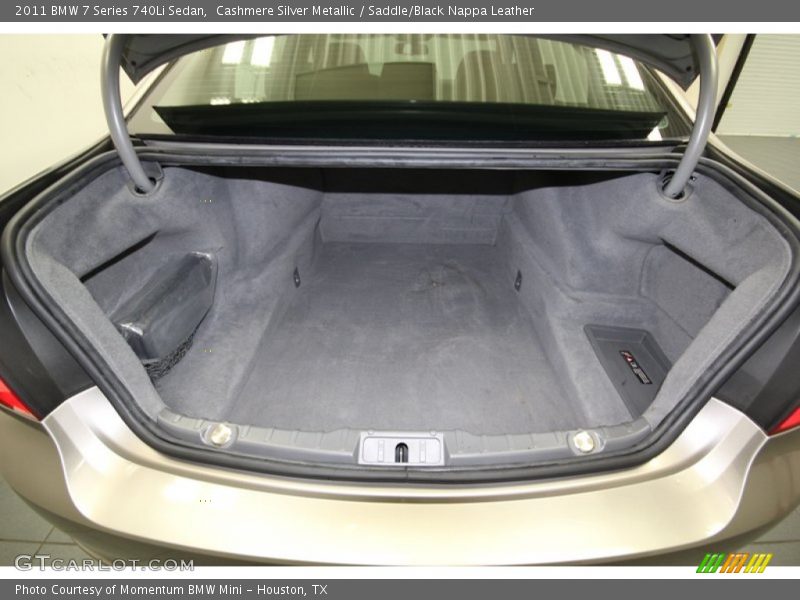 Cashmere Silver Metallic / Saddle/Black Nappa Leather 2011 BMW 7 Series 740Li Sedan
