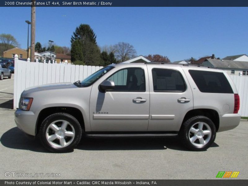 Silver Birch Metallic / Ebony 2008 Chevrolet Tahoe LT 4x4