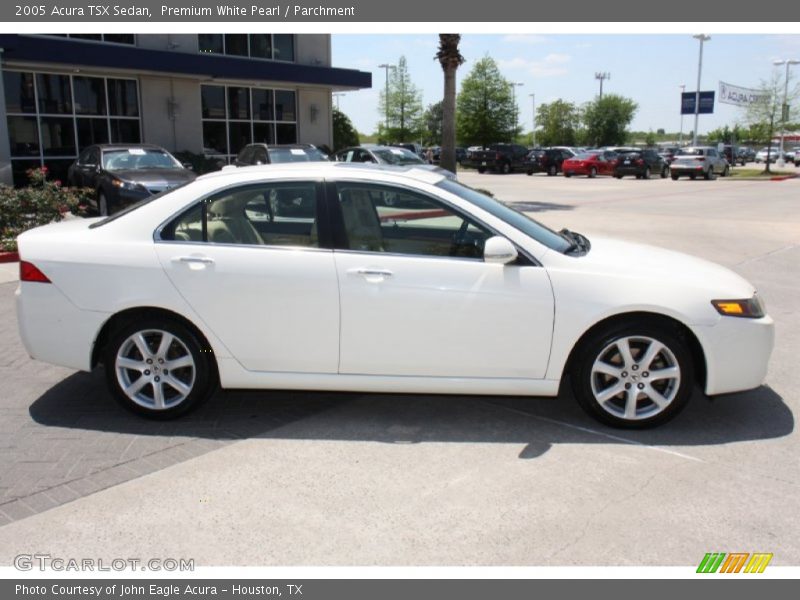Premium White Pearl / Parchment 2005 Acura TSX Sedan