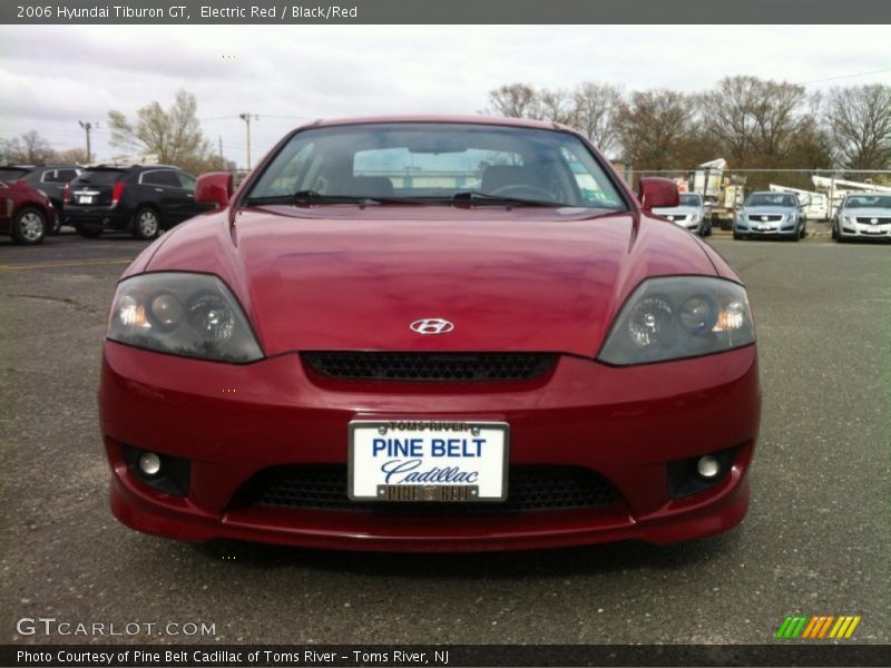 Electric Red / Black/Red 2006 Hyundai Tiburon GT