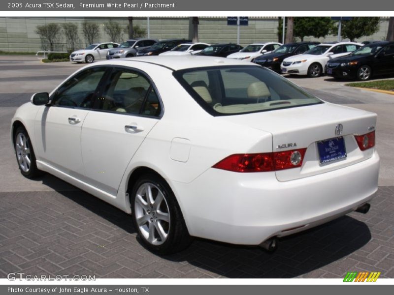 Premium White Pearl / Parchment 2005 Acura TSX Sedan