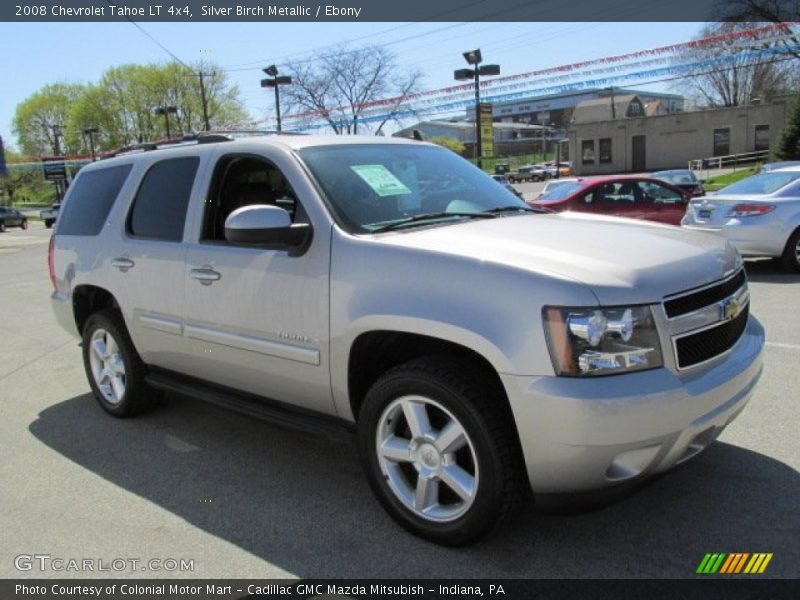 Silver Birch Metallic / Ebony 2008 Chevrolet Tahoe LT 4x4