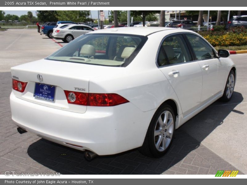 Premium White Pearl / Parchment 2005 Acura TSX Sedan