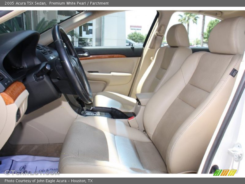 Premium White Pearl / Parchment 2005 Acura TSX Sedan