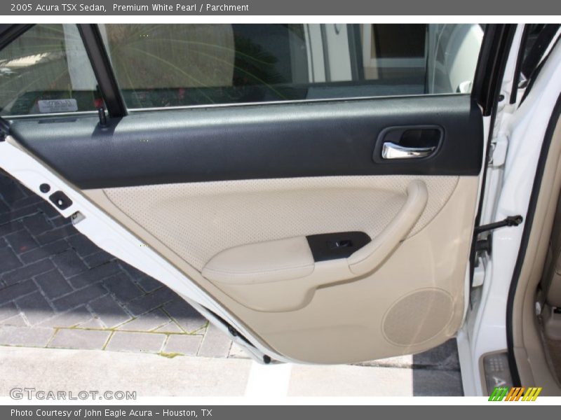 Premium White Pearl / Parchment 2005 Acura TSX Sedan
