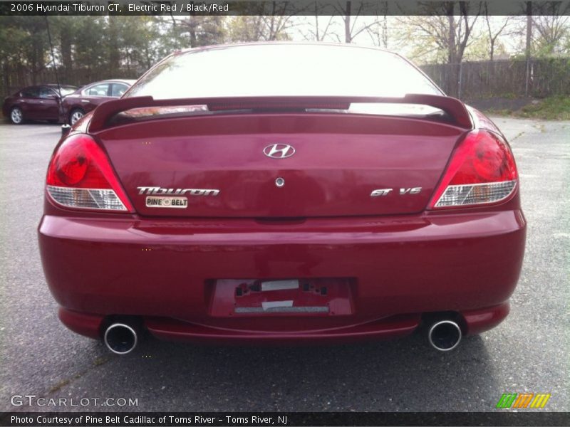 Electric Red / Black/Red 2006 Hyundai Tiburon GT