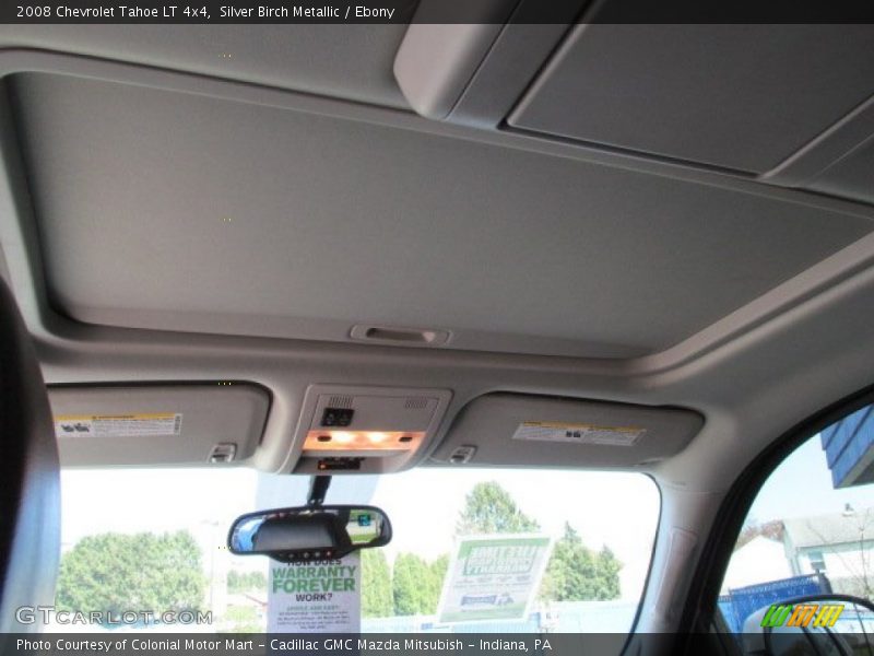 Silver Birch Metallic / Ebony 2008 Chevrolet Tahoe LT 4x4