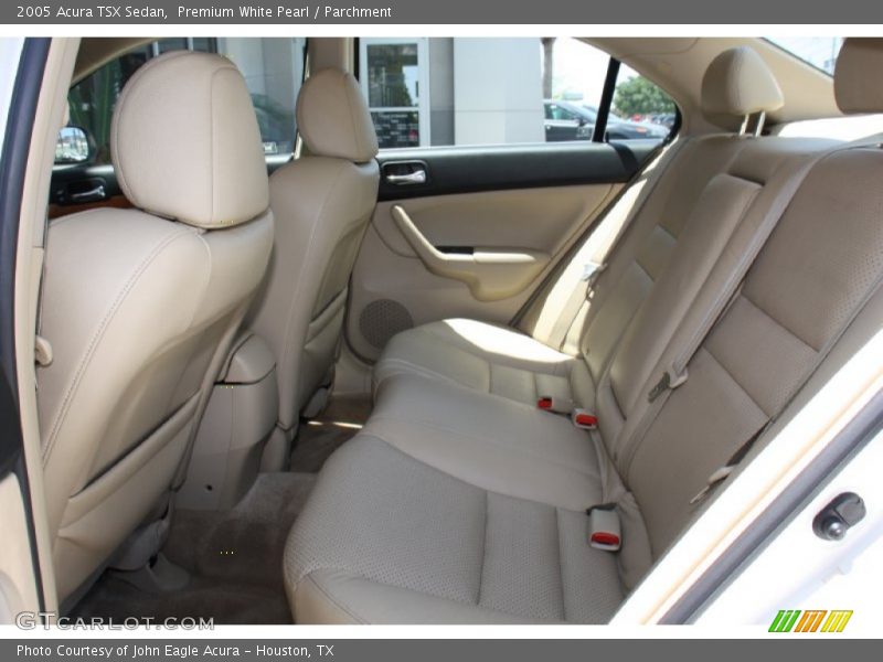 Premium White Pearl / Parchment 2005 Acura TSX Sedan