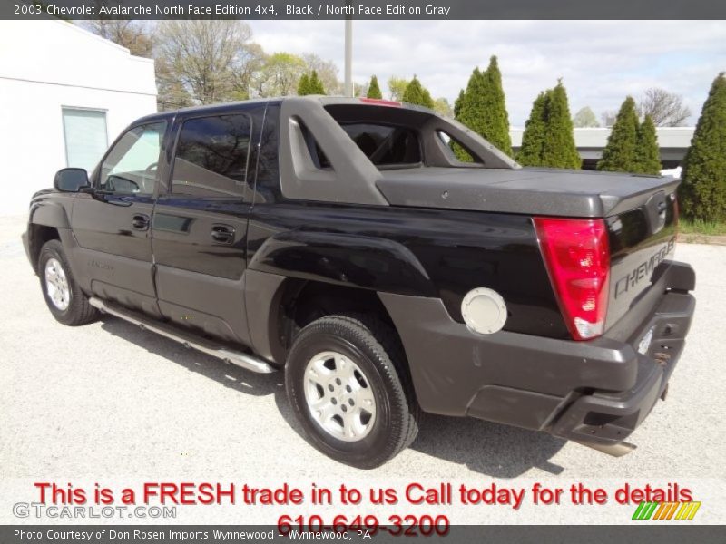 Black / North Face Edition Gray 2003 Chevrolet Avalanche North Face Edition 4x4