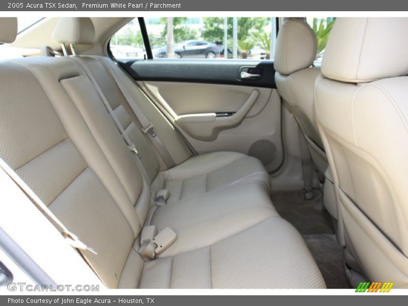 Premium White Pearl / Parchment 2005 Acura TSX Sedan
