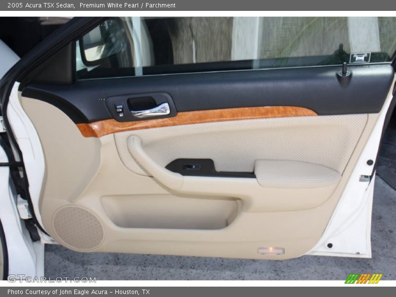 Premium White Pearl / Parchment 2005 Acura TSX Sedan