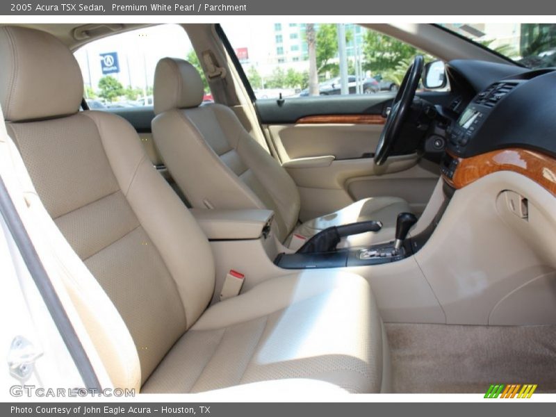 Premium White Pearl / Parchment 2005 Acura TSX Sedan