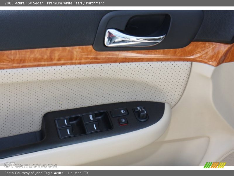 Premium White Pearl / Parchment 2005 Acura TSX Sedan