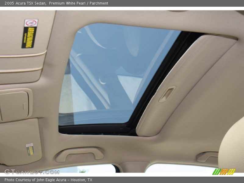 Premium White Pearl / Parchment 2005 Acura TSX Sedan