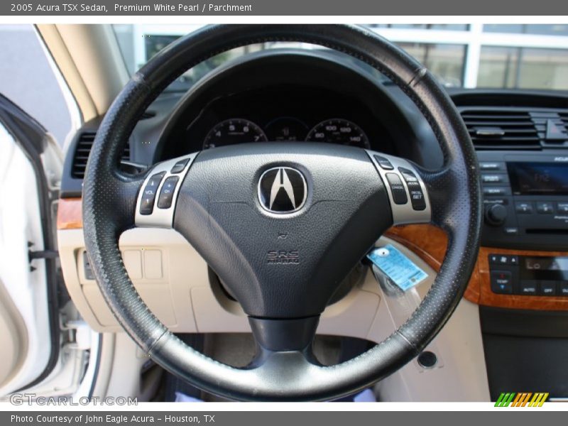 Premium White Pearl / Parchment 2005 Acura TSX Sedan
